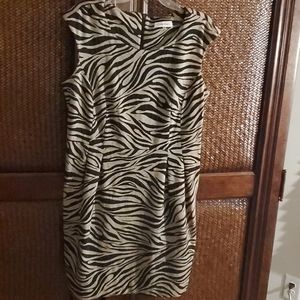 Calvin Klein Animal Print Dress